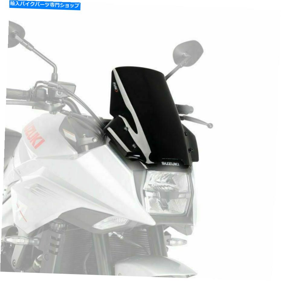 Windshield Puig Black Touring Screen Windshield Deflector Suzuki Katana 2019 - 2021 PUIG BLACK TOURING SCREEN WINDSHIELD DEFLECTOR SUZUKI KATANA 2019 - 2021【並行輸入品】