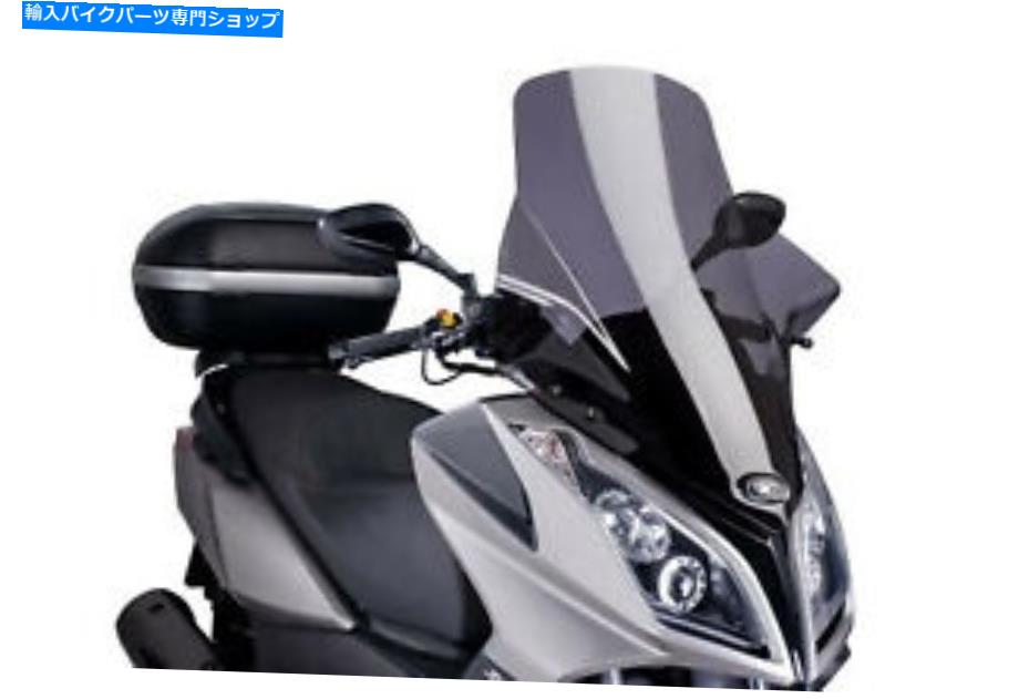 Windshield キムコXタウン300 16-20ダークスモークのためのPuig Windshield V-Tech Line Touring PUIG WINDSHIELD V-TECH LINE TOURING FOR KYMCO X-TOWN 300 16-20 DARK SMOKE【並行輸入品】