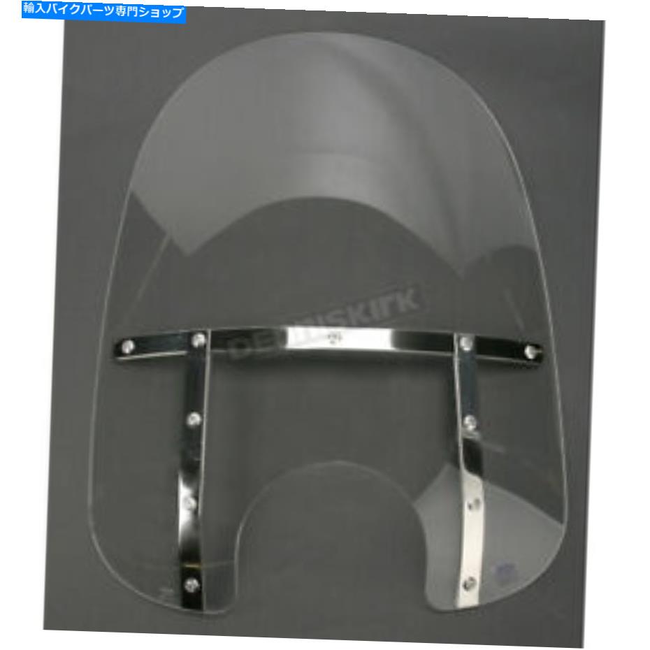 Windshield メンフィス脂肪21インチ透明なフロントガラスW / 7インチ。ヘッドライトカットアウト - MEM3410 Memphis Fats 21 in. Clear Windshield w/7 in. Headlight Cutout - MEM3410【並行輸入品】