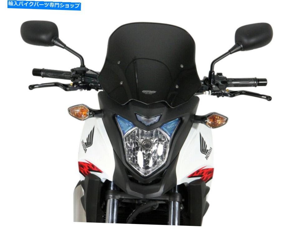 Windshield MRAツーリングウィンドスクリーン「T」CB500X / 400×13スモークグレー MRA Touring Windscreen \