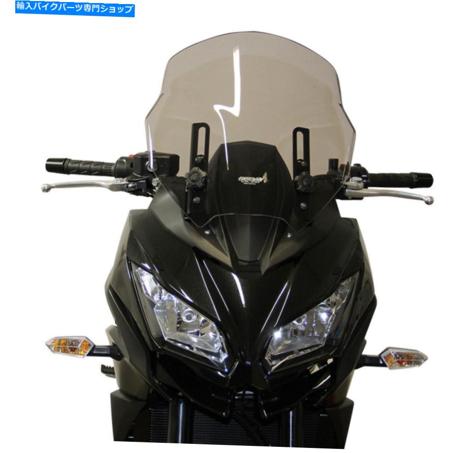 Windshield MRAツーリングウィンドスクリーン「T」versys 650/1000 2015ブラック MRA Touring Windscreen \