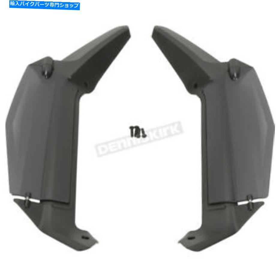 Windshield クライャキンダークスモーク調節可能なフェアリングエアーレクター - 6579 Kuryakyn Dark Smoke Adjustable Fairing Air Deflectors - 6579【並行輸入品】|Us Custom Parts Shop USDM