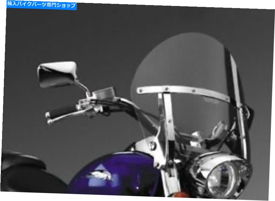 Windshield 1998年から2014年のための澄んだウィンドシールドのみじん切りの丸いサイクルスイッチブレードのホンダVT750C / National Cycle Switchblade Chopped Clear Windshield for 1998-2014 Honda VT750C/【並行輸入品】