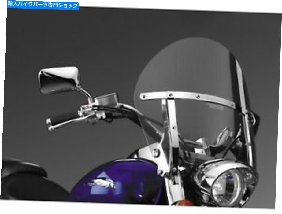 Windshield 国連サイクルN21427Aスイッチブレードみじん切りウィンドシールド - クリア National Cycle N21427A SwitchBlade Chopped Windshield - Clear【並行輸入品】｜Us Custom Parts Shop USDM