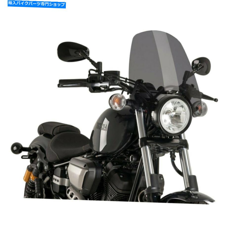 Windshield Puig 9438F世代ツーリング裸のダークスモークフロントガラス Puig 9438F Generation Touring Naked Dark Smoke Windshield【並行輸入品】