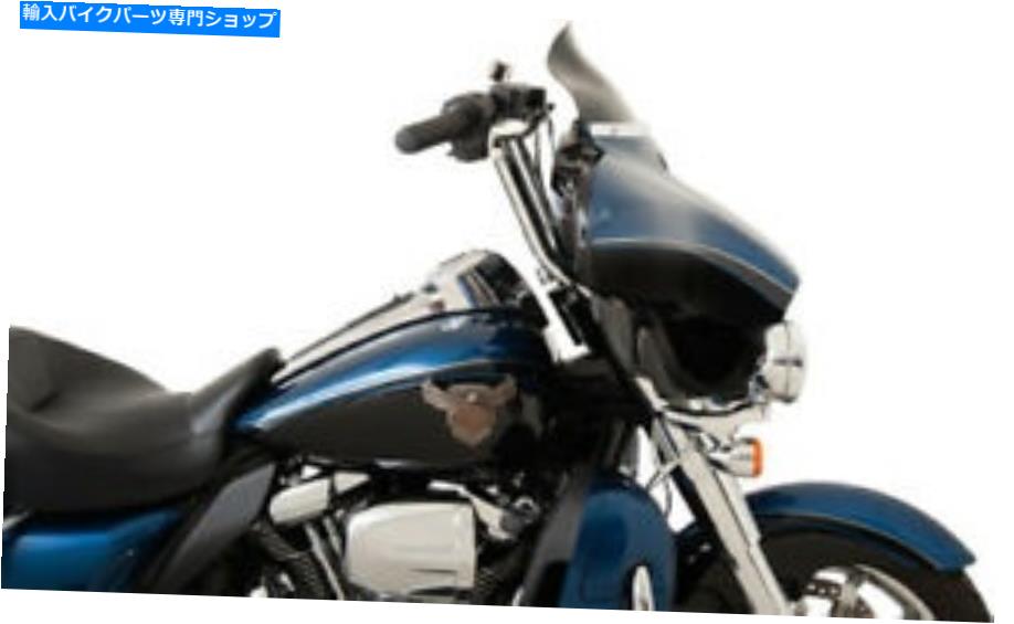 Windshield 2014-2017ハーレーツーリングのためのKlock werks 6.5inブラックフレアフロントシールド Klock Werks 6.5in Black Flare Windshield for 2014-2017 Harley Touring【並行輸入品】