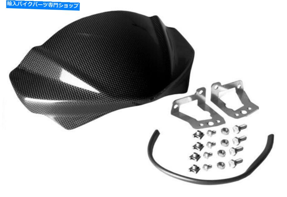 Windshield カーボンファイバーフェイブフェイリーウィンドチャイルド - Ducati Monster 696 796 1100 All + ABS + Carbon Fiber Fairing Windschild to Ducati Monster 696 796 1100 all + ABS +【並行輸入品】