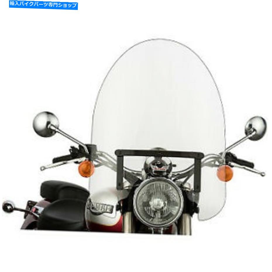 Windshield スリップストーマSS30クラシックウインドシールド22「クリア/ブラックSS-30-22CFQB Slipstreamer Ss30 Classic Windshield 22" Clear/Black SS-30-22CFQB【並行輸入品】|Us Custom Parts Shop USDM