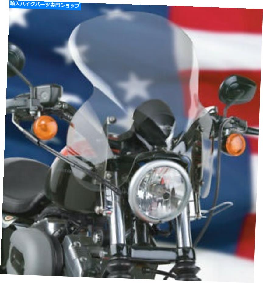 Windshield ハーレーダビッドソン用ナショナルサイクルスティンガークイックリリースライトタントフロントガラス National Cycle Stinger Quick Release Light Tint Windshield for Harley Davidson【並行輸入品】
