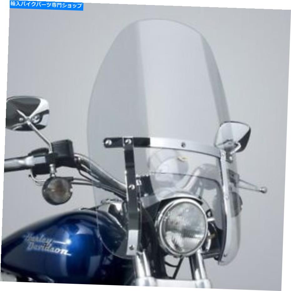 Windshield ナショナルサイクルN2220 - ヘビーデューティカスタムフロントガラス - ハーレー、インド、ホンダ National Cycle N2220 - Heavy-Duty Custom Windshield - Harley, Indian, Honda【並行輸入品】