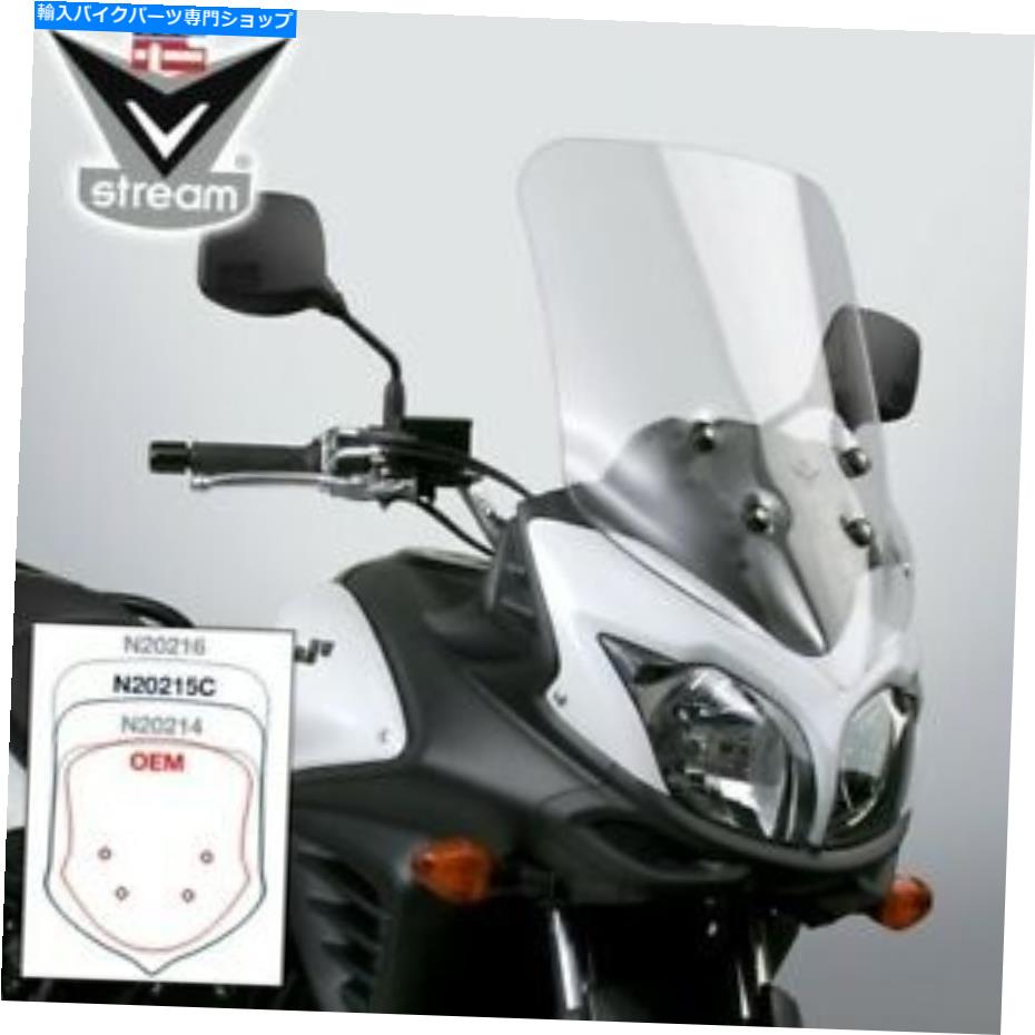 Windshield 2012-2016鈴木VSTROM DL650 - ナショナルサイクルVSTREAM LILTING TINTED WINDSHIELD 2012-2016 Suzuki VStrom DL650 - National Cycle VStream Lightly Tinted Windshield【並行輸入品】