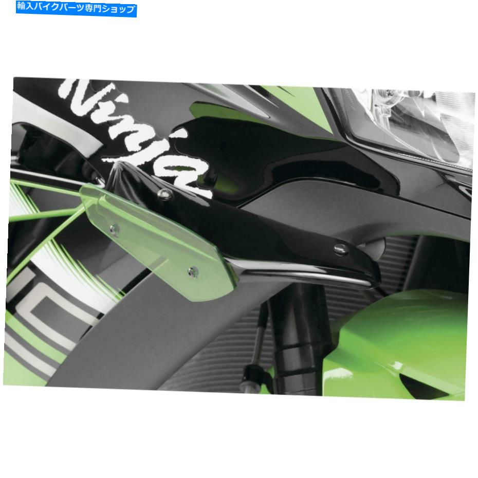 Windshield Puig Winglets - ZX10R緑/黒9882N PUIG WINGLETS - ZX10R GREEN/BLACK 9882N【並行輸入品】