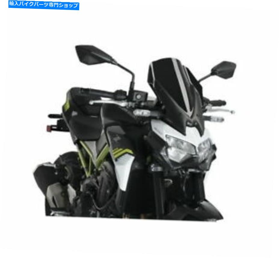 Windshield 新しいPuig Naked New Generation Windshield Black 3841N NEW PUIG Naked New Generation Windshield Black 3841N【並行輸入品】
