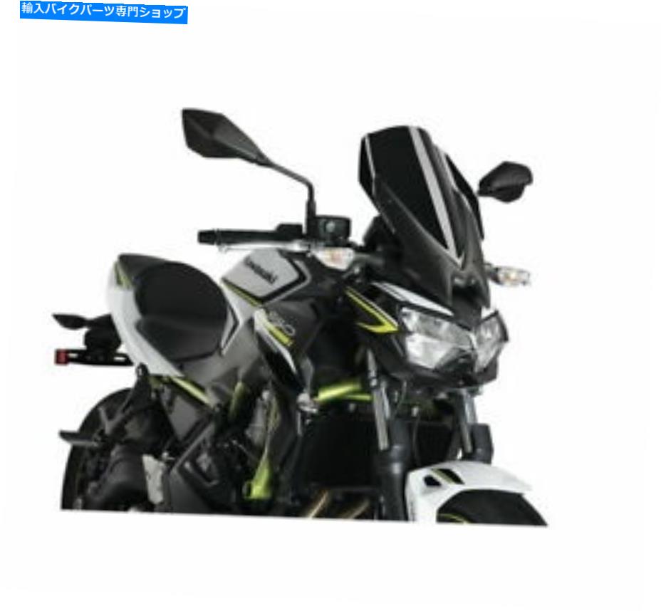 Windshield 新しいパイグ裸の新世代のフロントガラスブラック3865N NEW PUIG Naked New Generation Windshield Black 3865N【並行輸入品】