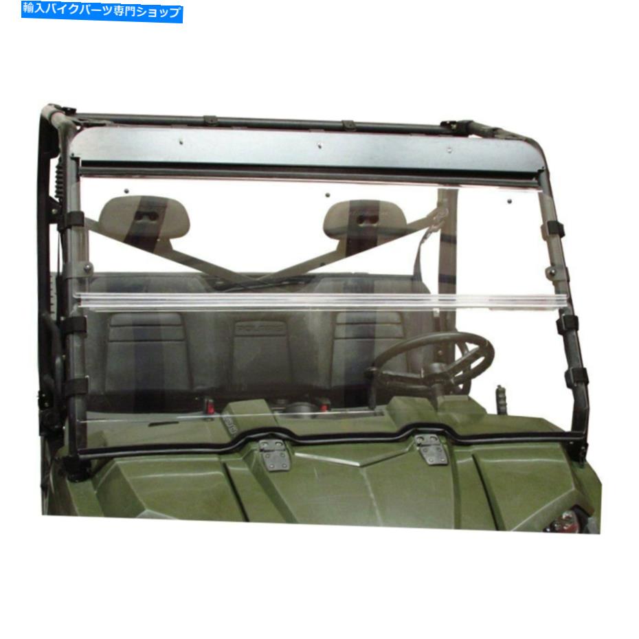 Windshield Polaris RZR 570 14-15逆抵抗ハードコートポリカーボネートフロントガラス For Polaris RZR 570 14-15 Versa-Flip Hard-Coated Polycarbonate Windshield【並行輸入品】