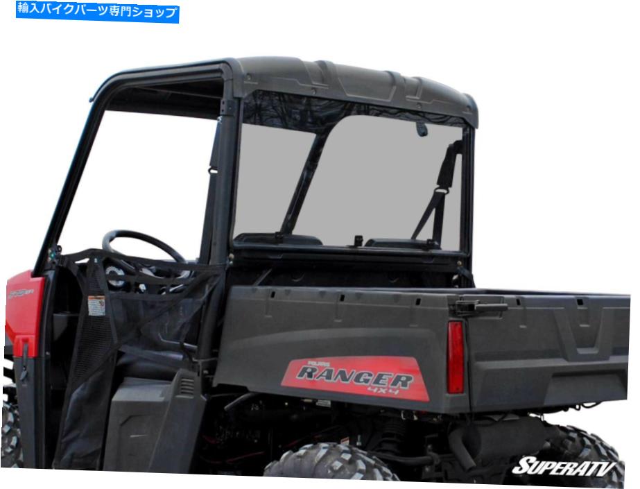 Windshield Polaris Ranger MidSize ETX / 500/570のためのSATVの軽く着色された後部フロントガラス SATV Lightly Tinted Rear Windshield for Polaris Ranger Midsize ETX / 500 / 570【並行輸入品】