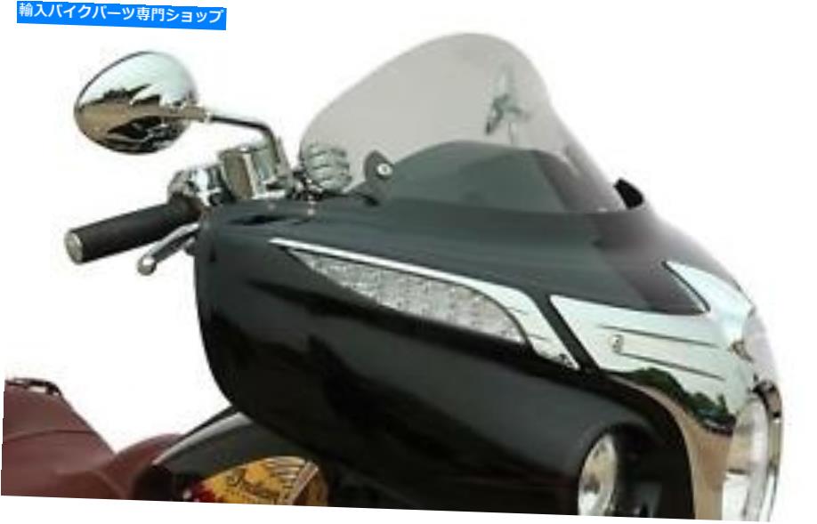 Windshield klock werksの背の高い薄い色合いフレアフロントガラスのインディアンチーフテインロードマスターモデル Klock Werks Tall Light Tint Flare Windshield Indian Chieftain Roadmaster Models【並行輸入品】|Us Custom Parts Shop USDM