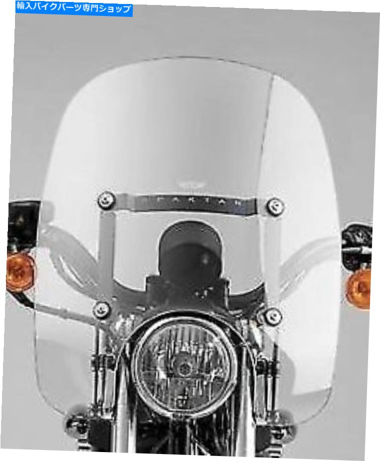 Windshield ナショナルサイクルスパルタンQリリースクリアフロントガラス1990-11ハーレーダビッドソンフル National Cycle Spartan Q-Release Clear Windshield 1990-11 Harley Davidson FLST【並行輸入品】