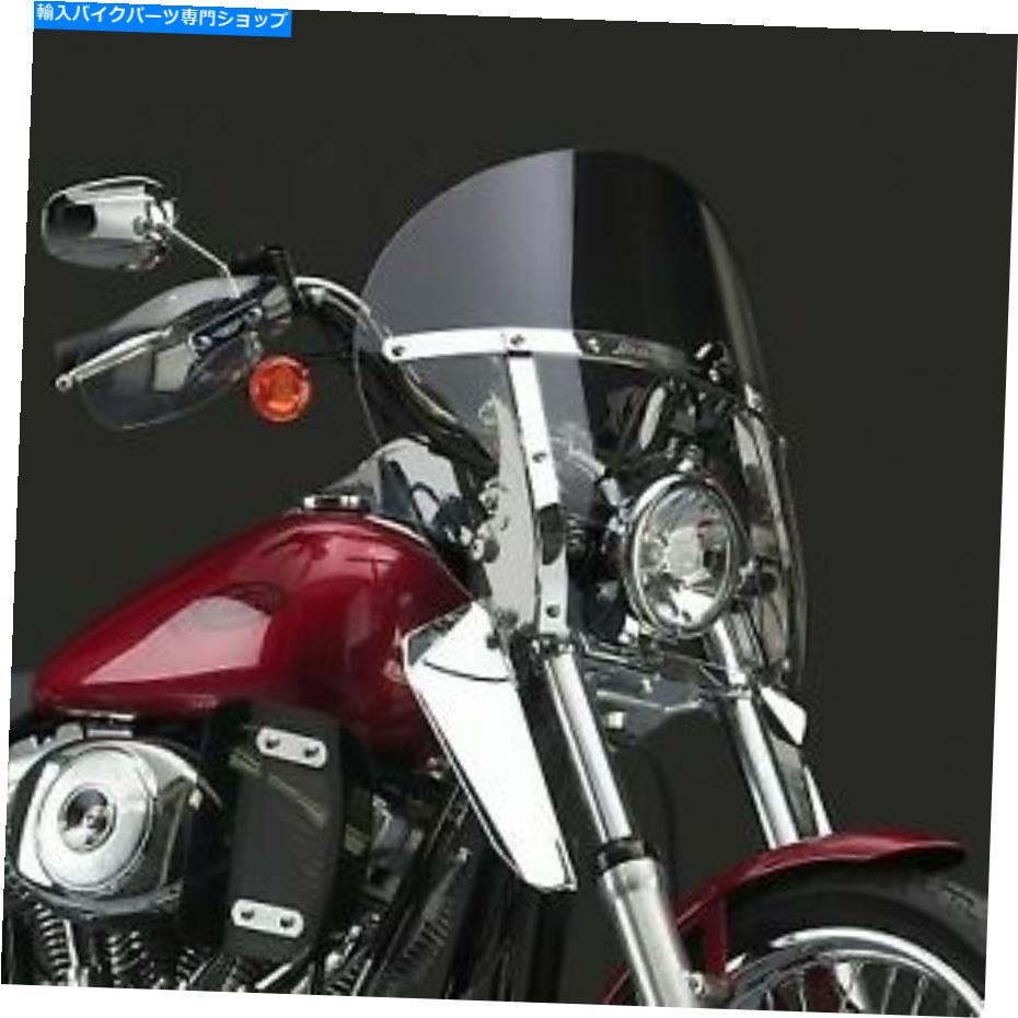 Windshield 北極サイクルスイッチブレードチョッププレートクイックリリースフロントガラスライトスモークN21408 National Cycle SwitchBlade Chopped Quick Release Windshield Light Smoke N21408【並行輸入品】