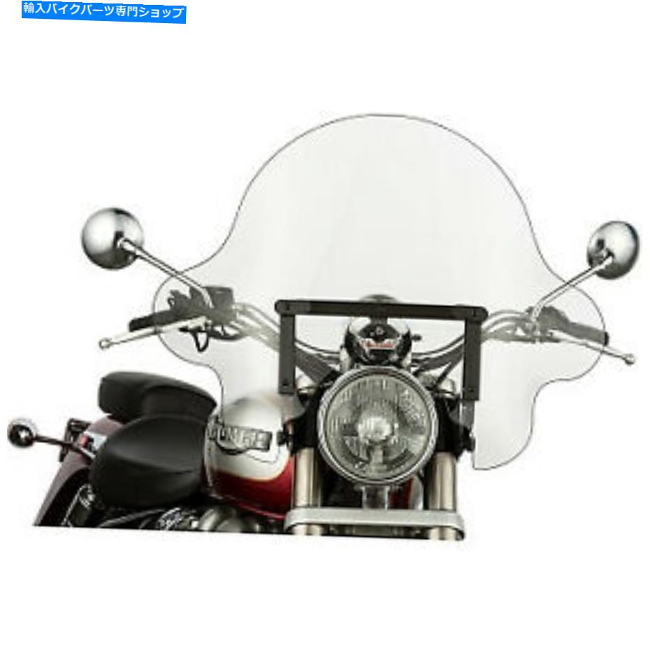 Windshield スリップストーマSS32 Falcon Windshield 16 "クリア/ブラックSS-32-16CFQB Slipstreamer Ss32 Falcon Windshield 16" Clear/Black SS-32-16CFQB【並行輸入品】|Us Custom Parts Shop USDM