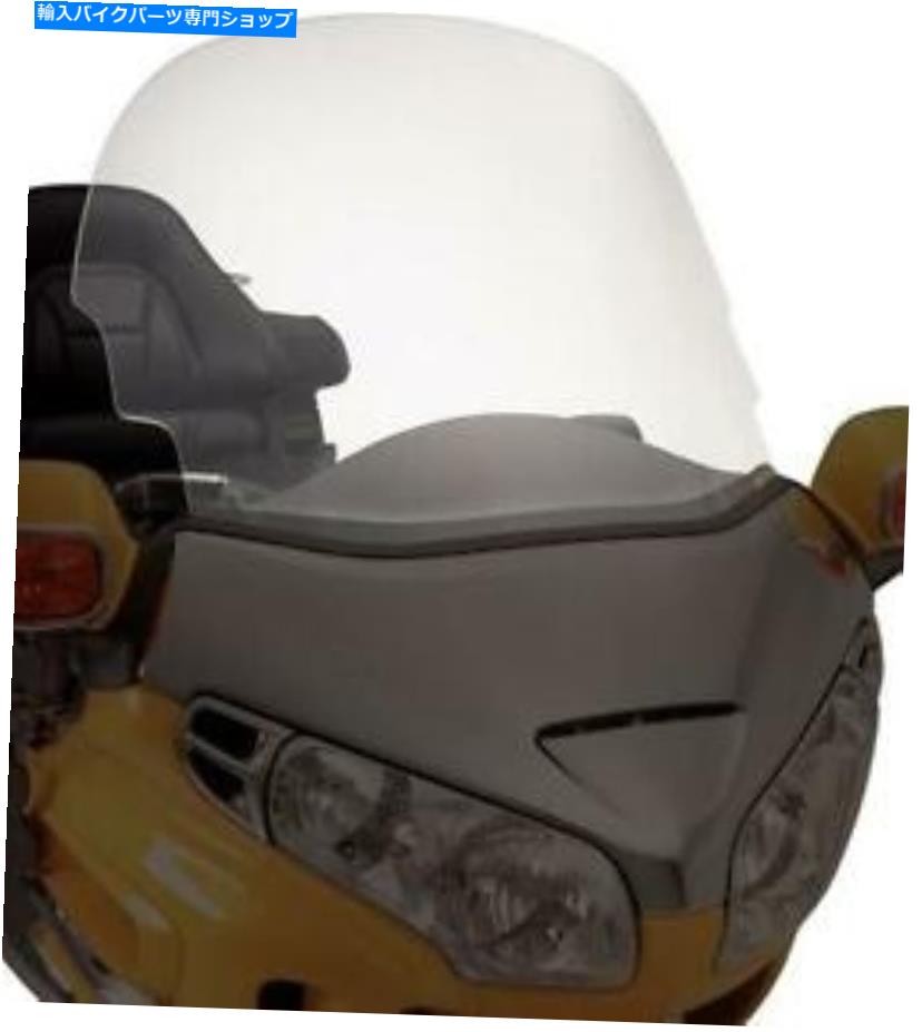 Windshield クロムカスタムフロントガラスクリアフィットホンダGL1800ゴールドウィング2001-2017 Show Chrome Custom Windshield Clear Fits Honda GL1800 Gold Wing 2001-2017【並行輸入品】