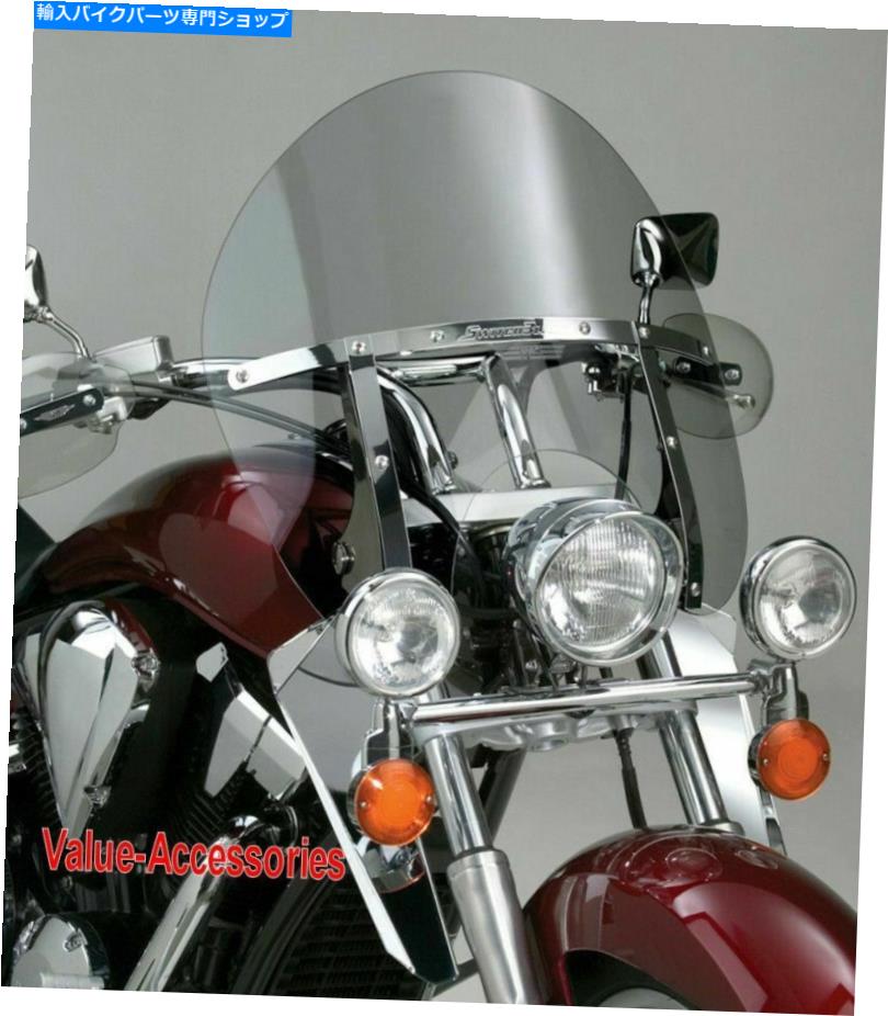 Windshield 国連サイクルN21414スイッチブレード刻んだウィンドシールドライトタント National Cycle N21414 SwitchBlade Chopped Windshield Light Tint【並行輸入品】