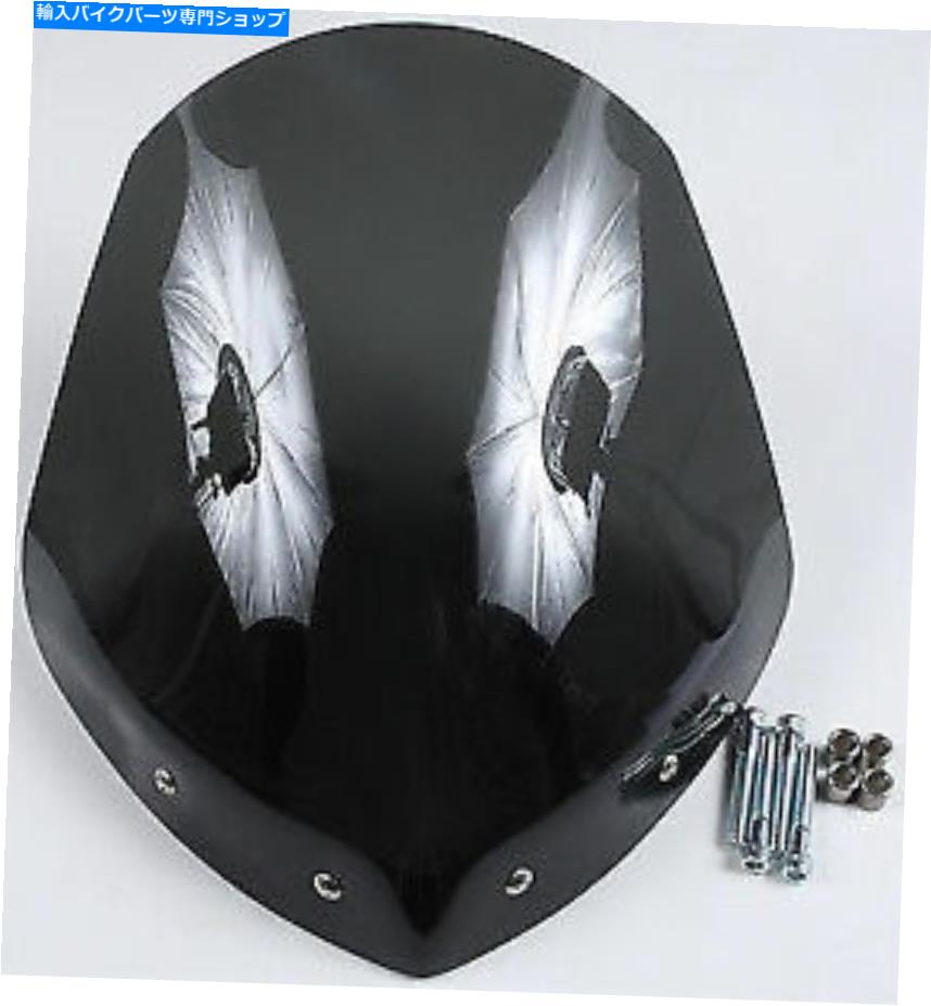 Windshield ナショナルサイクルグラディエーターフロントガラス用品ブラック - ダークタントN2715ダークタイント National Cycle Gladiator Windshield Wrinkle Black - Dark Tint N2715 Dark Tinted【並行輸入品】｜Us Custom Parts Shop USDM