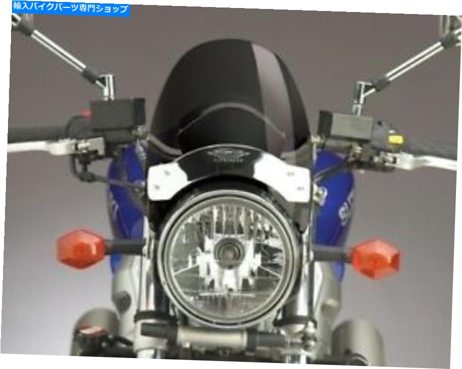 Windshield クロムマウントダークタントを持つ国民周期フライスクリーンフロントガラス#N2537 National Cycle Flyscreen Windshield with Chrome Mount Dark Tint #N2537【並行輸入品】
