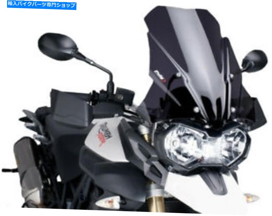 Windshield Puigツーリングウィンドスクリーンダークスモーク5652F. PUIG Touring Windscreen Dark Smoke 5652F【並行輸入品】