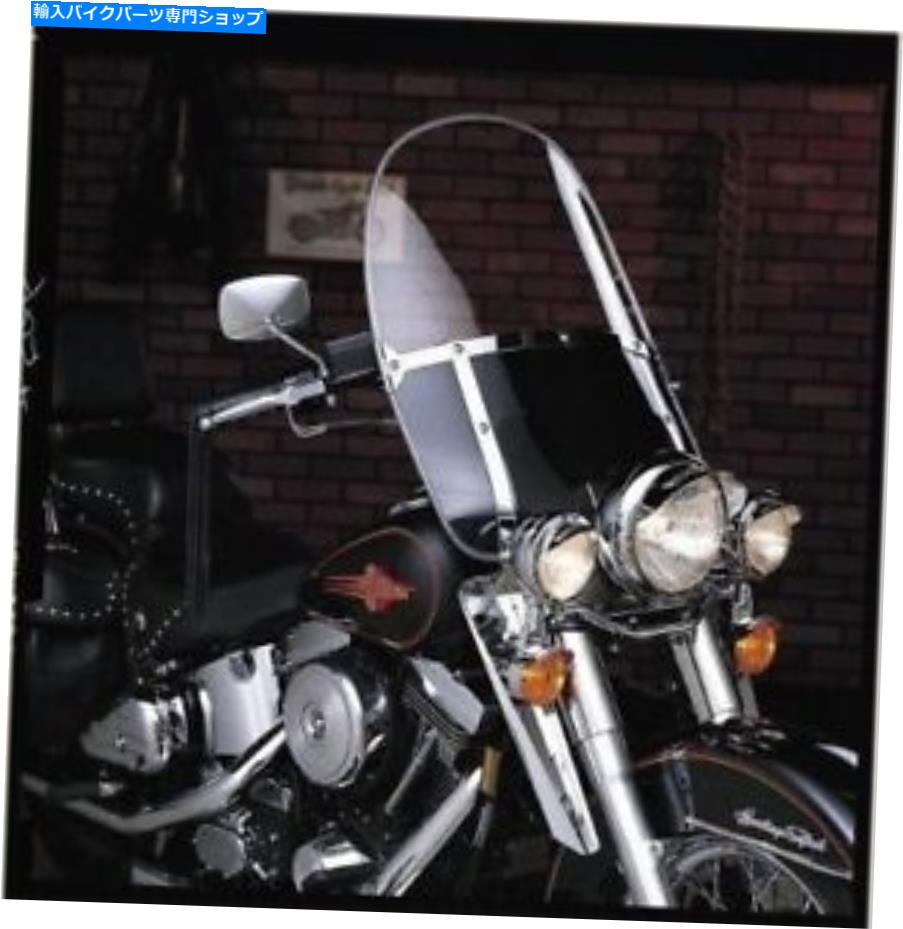 Windshield ワイドフレームヤマハCのためのナショナルサイクルN2230ビーズヘビーデューティクリアフロントシールド National Cycle N2230 Beaded Heavy Duty Clear Windshield for Wide Frame Yamaha C【並行輸入品】