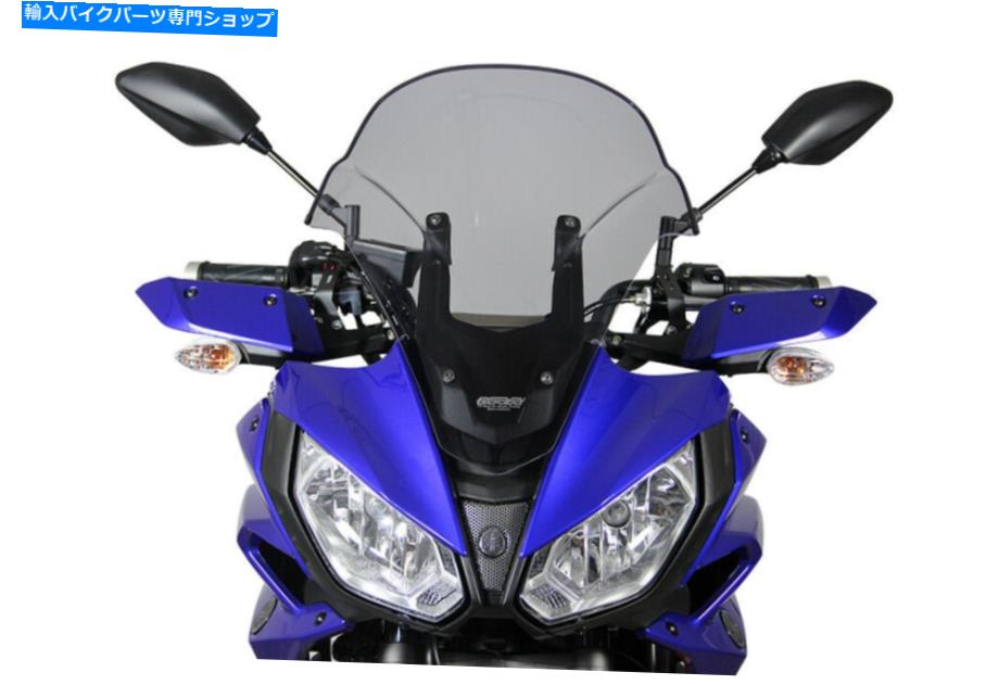 Windshield MRAツーリングウィンドスクリーンT MT07トレーサー16スモークグレー MRA Touring Windscreen T MT07 TRACER 16 Smoke Grey【並行輸入品】