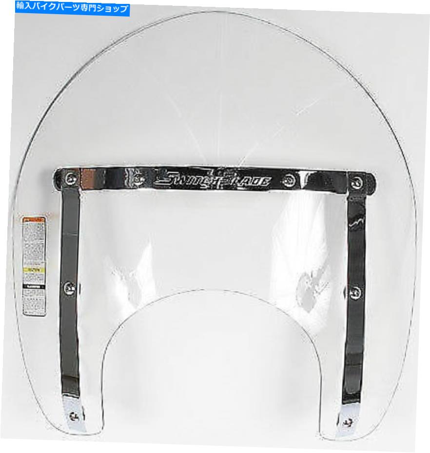 Windshield ナショナルサイクルスイッチブレードフロントガラスショーシールド（クリア）フィット：ヤマハXV19CX N21737 NATIONAL CYCLE SWITCHBLADE WINDSHIELD SHORTY (CLEAR) Fits: Yamaha XV19CX N21737【並行輸入品】