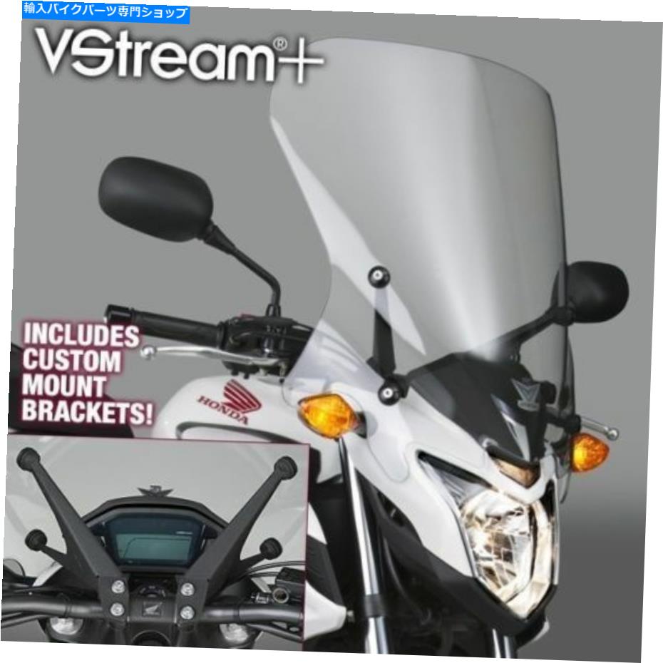 Windshield 国連サイクルVStream Windshield、21.75in./CLACHIND N20056 CB500F 13-14 National Cycle VStream Windshield, 21.75in./Clear N20056 CB500F 13-14【並行輸入品】|Us Custom Parts Shop USDM