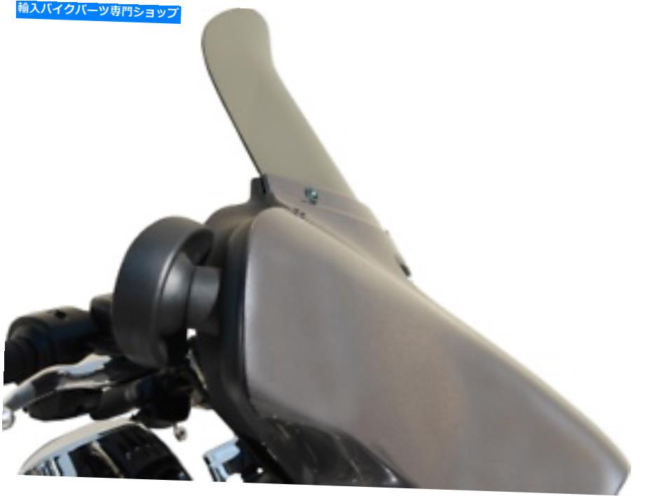 Windshield Windvestの交換用ウィンドスクリーン/ウインドシールド:10インチ。高さ - 暗い煙65-1040 Windvest Replacement Windscreen / Windshield: 10in. Height - Dark Smoke 65-1040【並行輸入品】