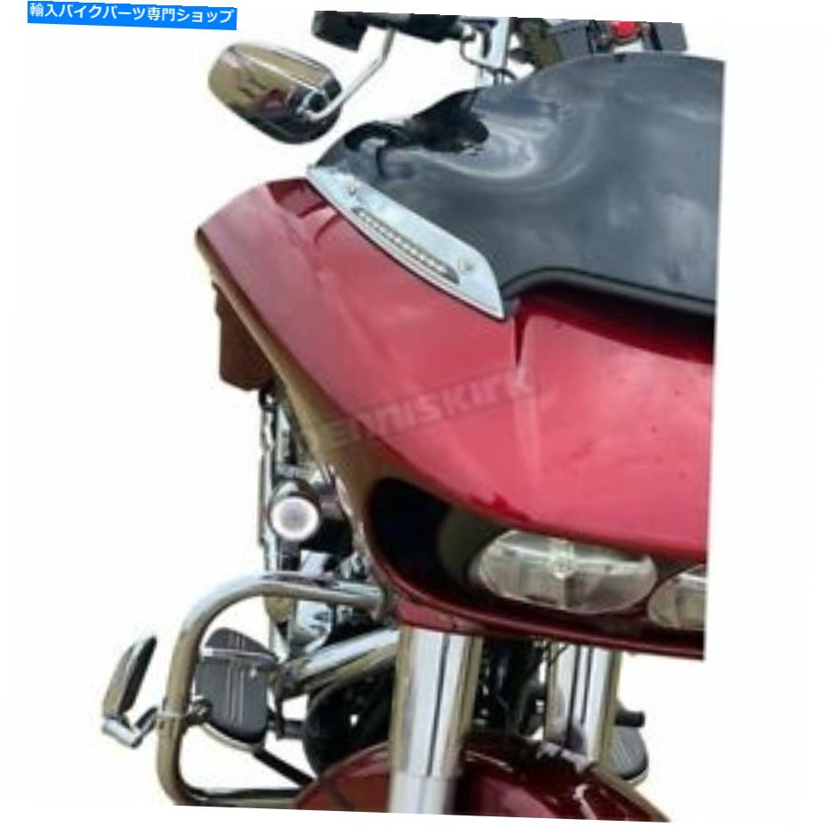 Windshield カスタムダイナミクスクロムLEDの動的フロントガラストリム - CD-WTSEQ-14-C Custom Dynamics Chrome LED Dynamic Windshield Trim - CD-WTSEQ-14-C【並行輸入品】｜Us Custom Parts Shop USDM