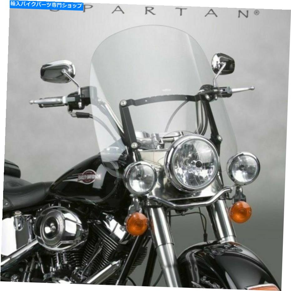 Windshield ナショナルサイクルスパルタンウィンドシールド、18.50インチCLEAR N21200 H / D National Cycle Spartan Windshield, 18.50in Clear N21200 H/D【並行輸入品】