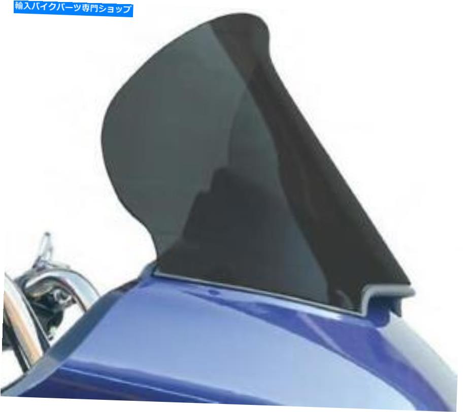 Windshield klockは15インチを務めます。プローツーリングフレアフロントガラス、ダークスモーク15-19ハーリーフルトックス Klock Werks 15in. Pro-Touring Flare Windshield, Dark Smoke 15-19 Harley fltrx【並行輸入品】|Us Custom Parts Shop USDM