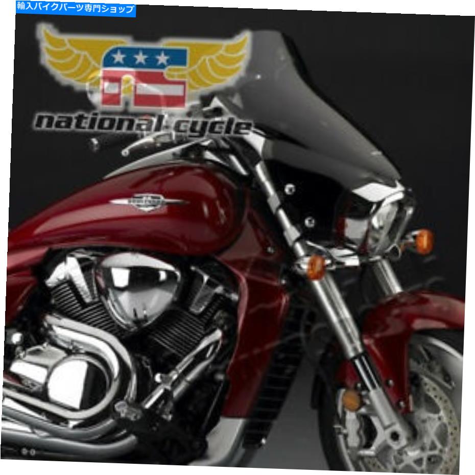 Windshield 国連サイクルN28202 VStream WindShield 10in。幽焼き National Cycle N28202 VStream Windshield 10in. Dark Tint【並行輸入品】