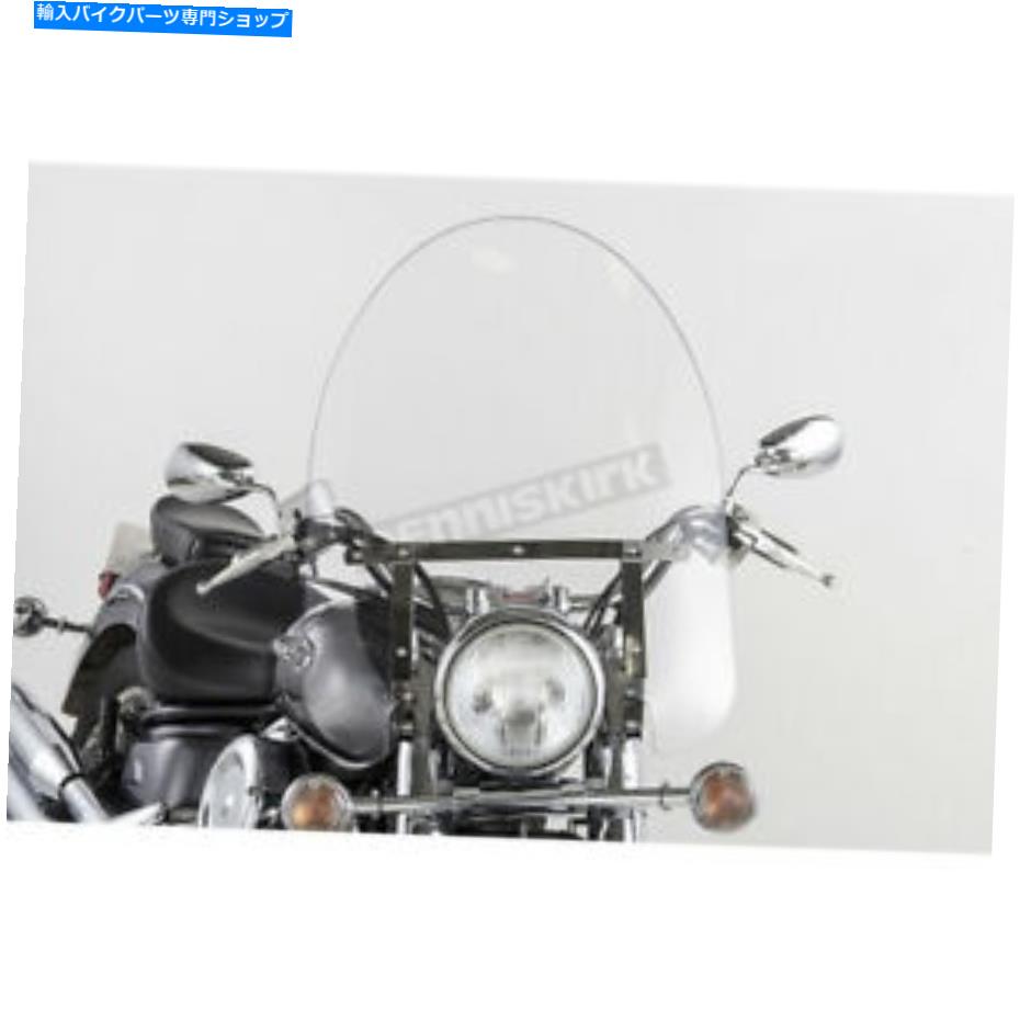 Windshield スリップストリーマ17「SS-30 CLASSIC WINDSHIELD W / CHROMEハードウェア - SS-30-17CTQ Slip Streamer 17" Clear SS-30 Classic Windshield w/Chrome Hardware - SS-30-17CTQ【並行輸入品】｜Us Custom Parts Shop USDM