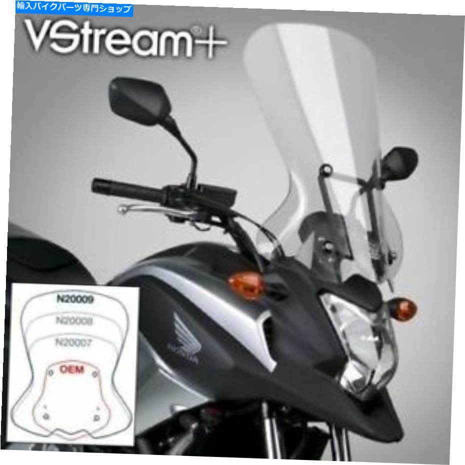 Windshield ナショナルサイクルVSTREAM WINDSHIEWS、22 In./Clear N20009ホンダNC700X 07-09 National Cycle VStream Windshield, 22in./Clear N20009 HONDA NC700X 07-09【並行輸入品】