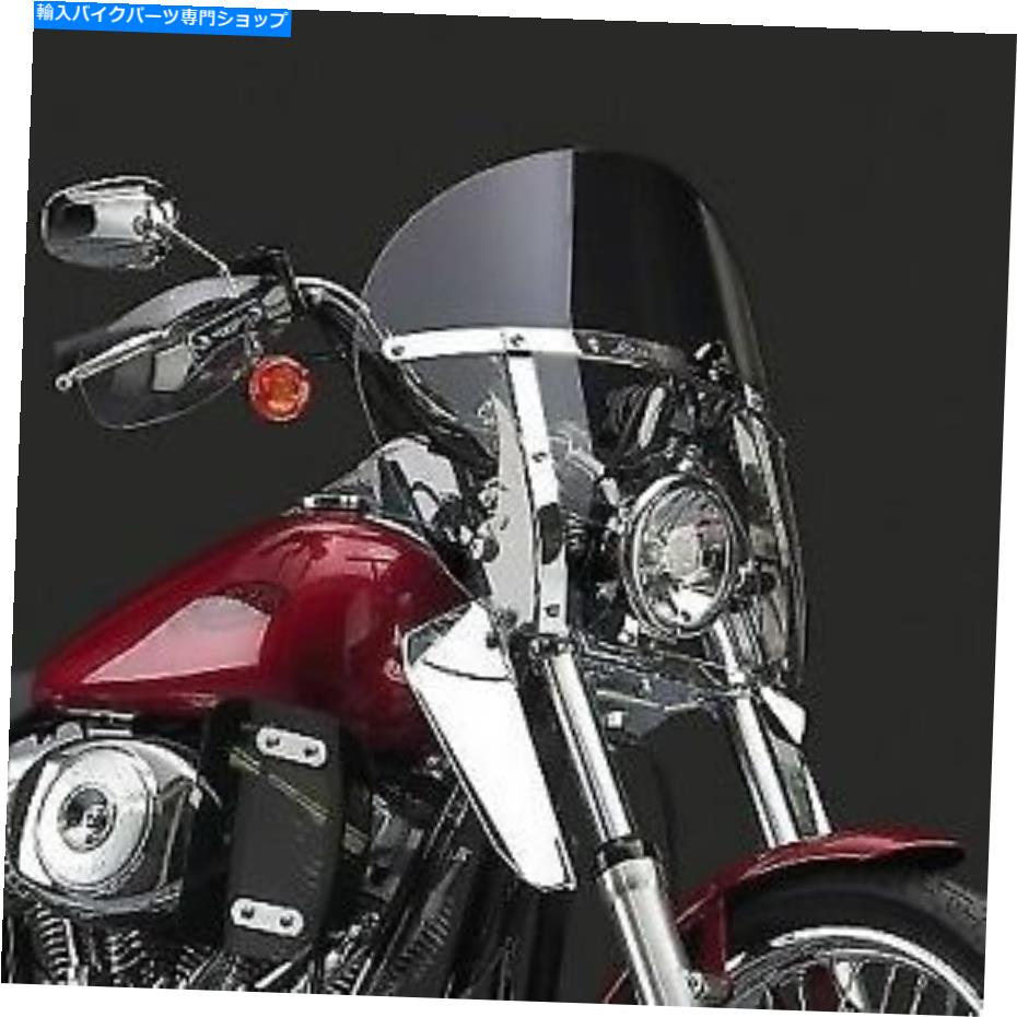 Windshield 北極サイクルスイッチブレードチョッキングクイックリリースフロントガラスライトスモークN21424 National Cycle SwitchBlade Chopped Quick Release Windshield Light Smoke N21424【並行輸入品】