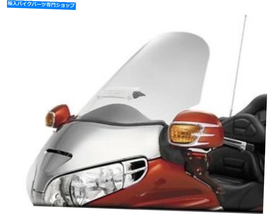 Windshield Chrome Sweptback Windshieldは、ベント20-518でクリアを表示します Show Chrome Sweptback Windshield Clear with Vent 20-518【並行輸入品】|Us Custom Parts Shop USDM