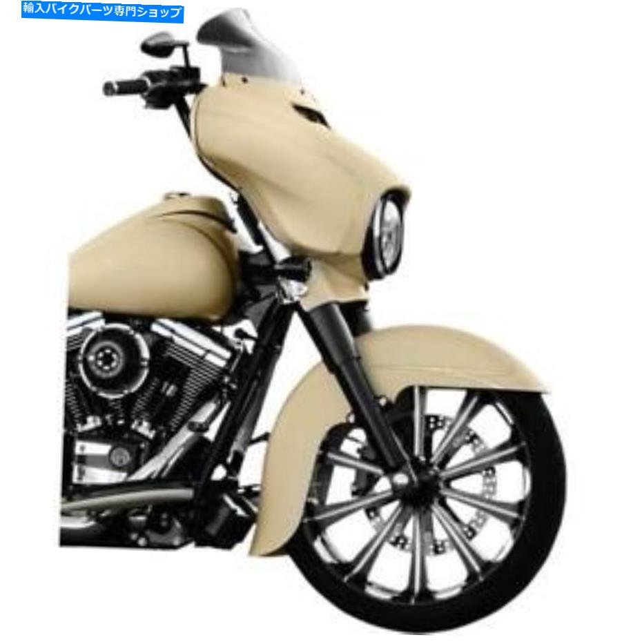 Windshield Klockは8.5inに到着します。フレアフロントガラス、ダークスモーク14-19ハーリーフルホストフリク Klock Werks 8.5in. Flare Windshield, Dark Smoke 14-19 harley flht flhx trike【並行輸入品】|Us Custom Parts Shop USDM