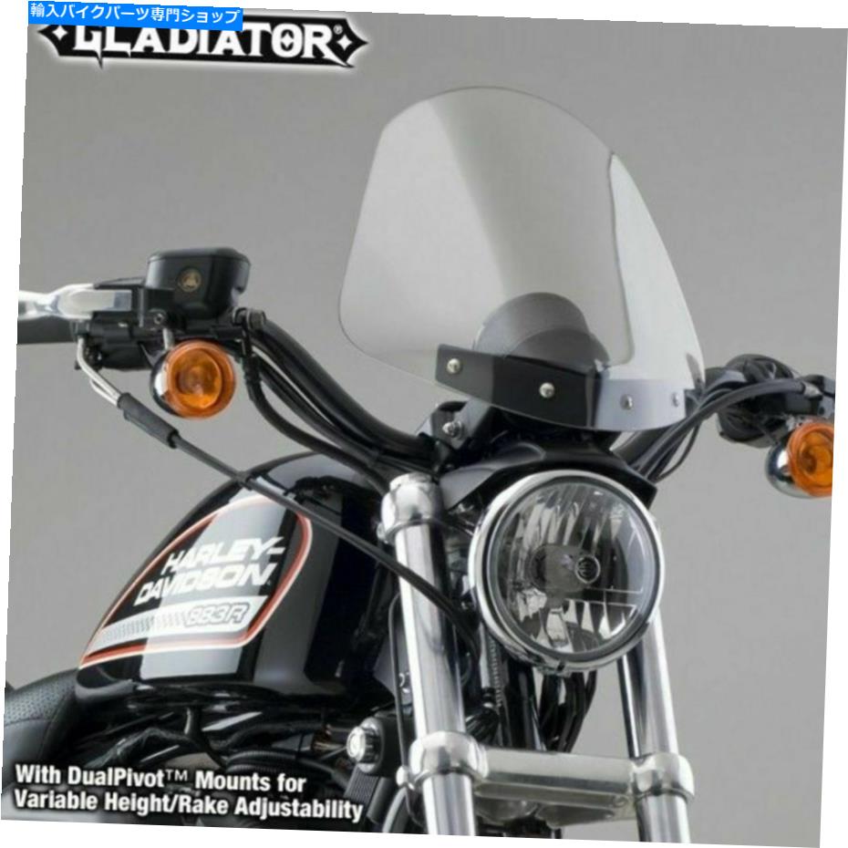 Windshield ナショナルサイクル剣闘士ウインドシールド、しわブラックライトTint N2706 National Cycle Gladiator Windshield, Wrinkle Black Light Tint N2706【並行輸入品】|Us Custom Parts Shop USDM