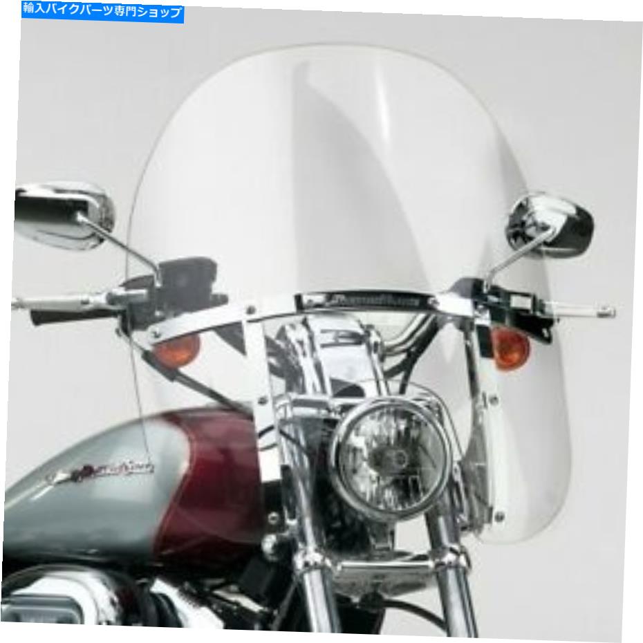 Windshield ハーレーXLモデル用ナショナルサイクル2アップフロントガラス - クリア - N21117A National Cycle 2-Up Windshield for Harley XL Models - Clear - N21117A【並行輸入品】