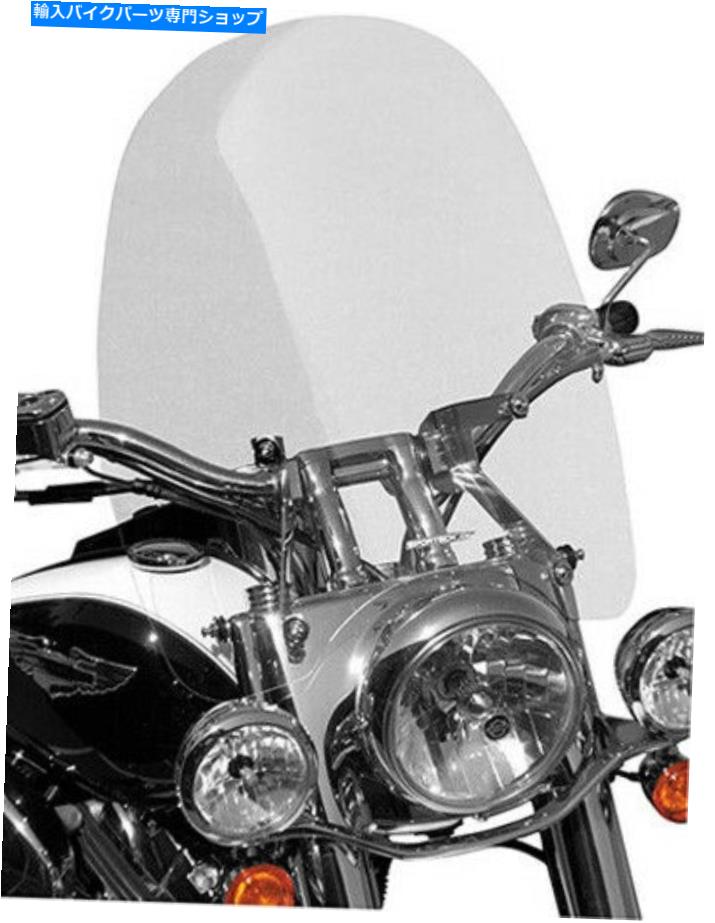 Windshield Sportech - 65702011 - バーで1 1/4のためのクルーズシリーズウィンドスクリーン、22インチ/クリア Sportech - 65702011 - Cruise Series Windscreen for 1 1/4 in Bars, 22 in/Clear【並行輸入品】