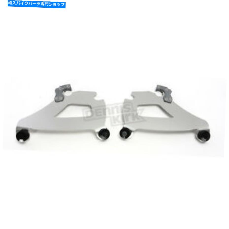 Windshield Bulletフェアリングのためのメンフィス色合い洗練されたトリガーの取付キット - MEK2026 Memphis Shades Polished Trigger Lock Mounting Kit for Bullet Fairing - MEK2026【並行輸入品】