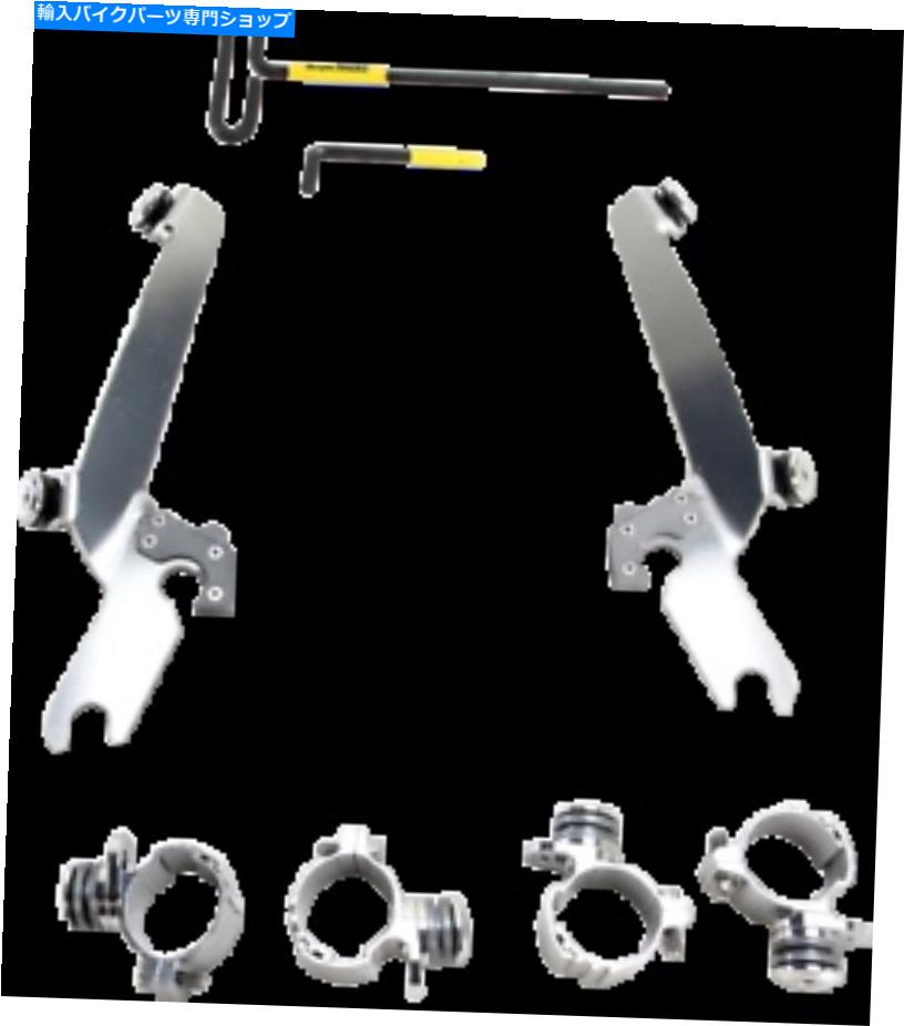 Windshield メンフィス色合い洗練されたトリガーロックマウントキット - SportShield Windshield MEK2000 Memphis Shades Polished Trigger-Lock Mount Kit - Sportshield Windshield MEK2000【並行輸入品】