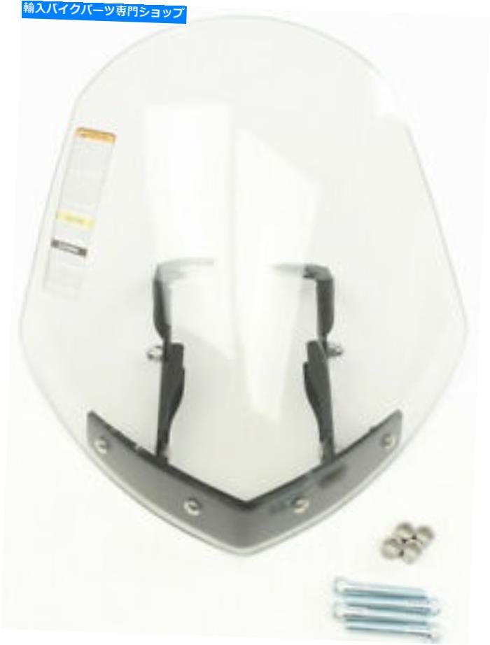 Windshield ナショナルサイクルN2714グラディエーターフロントガラスのしわ - 黒の色合い National Cycle N2714 Gladiator Windshield Wrinkle Black - Light Tint【並行輸入品】