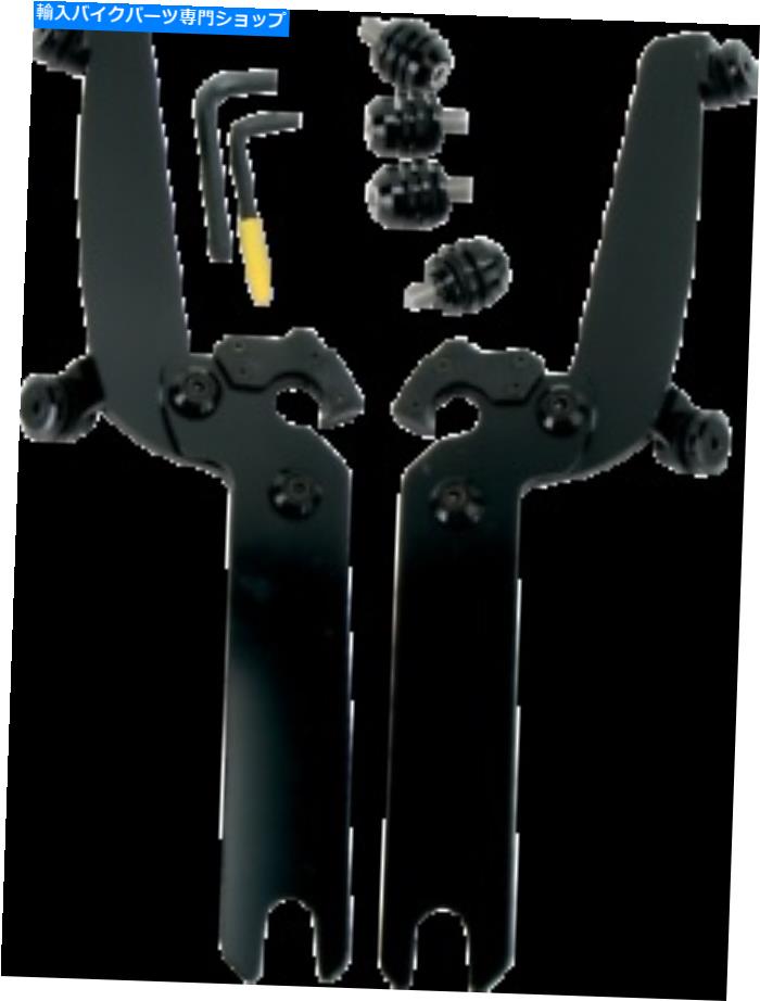 Windshield Memphis Shades Black Trigger-Lock Mount Kit for SportShield MEB8922 Memphis Shades Black Trigger-Lock Mount Kit for Sportshield MEB8922【並行輸入品】